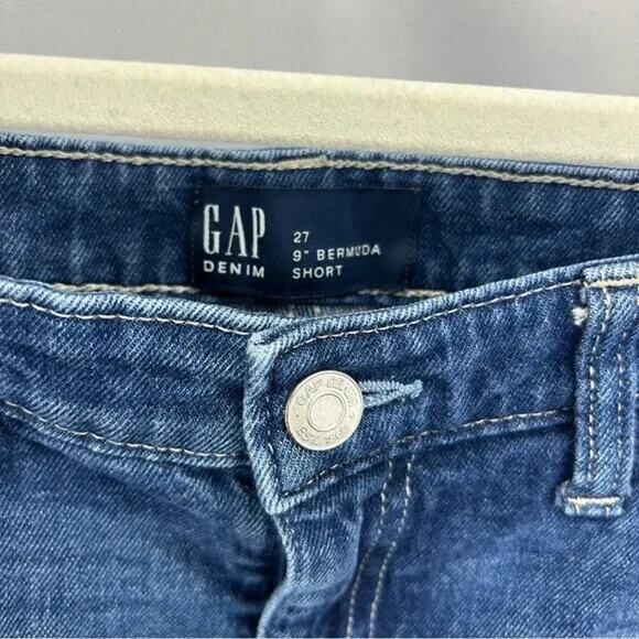 Gap Blue Denim Bermuda Shorts - Picture 3 of 3